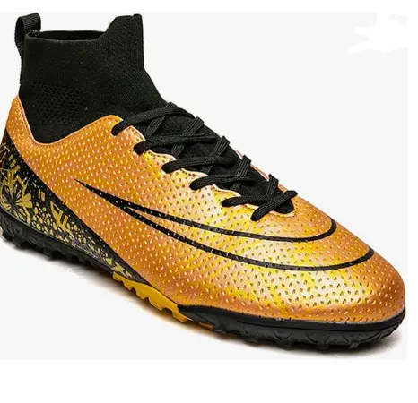 Bulamall Zapatos de Fútbol para Hombre Profesionales Zapatillas de Deporte Adulta Tacos de Fútbol para Entrenar al Aire Libre Atletismo Interiores Exteriores