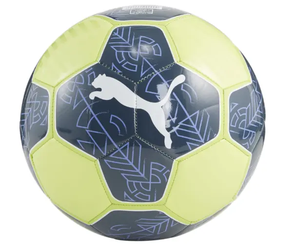 PUMA, Balón Prestige, Unisex, Azul con Verde, Talla 5